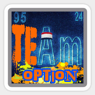 TEAM OPTION CHEMISTRY Sticker